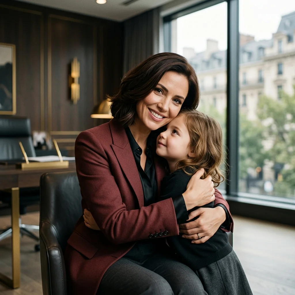 Mãe abraçando filho com afeto - Proteção e Família